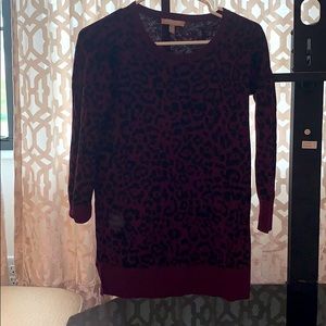 Cheetah Print Sweater